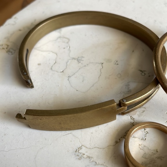 Lot of Madewell brass jewelry - Picture 5 of 6